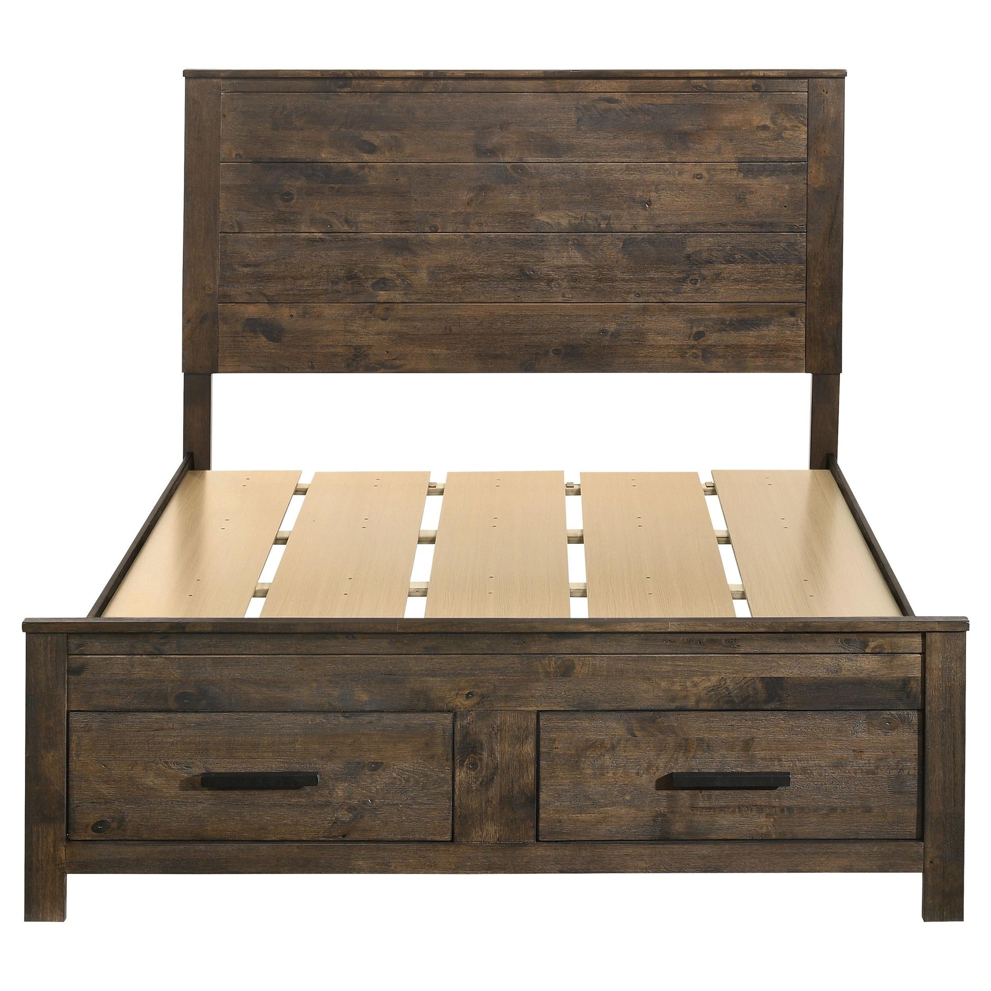 Woodmont Bed in Rustic Golden Brown