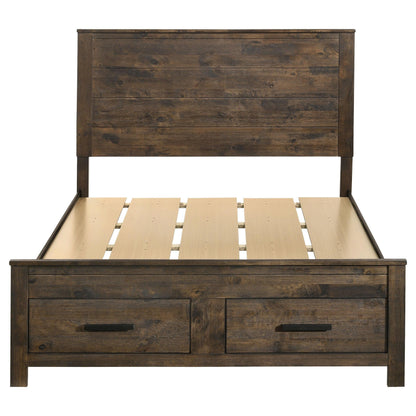 Woodmont Bed in Rustic Golden Brown