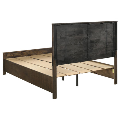 Woodmont Bed in Rustic Golden Brown
