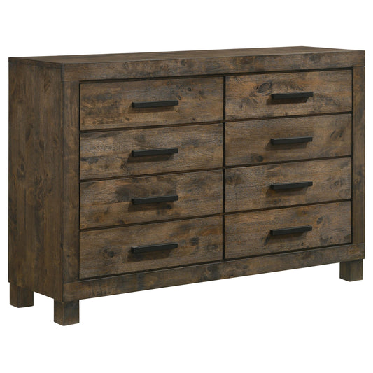 Woodmont Dresser in Rustic Golden Brown - Coaster Furniture