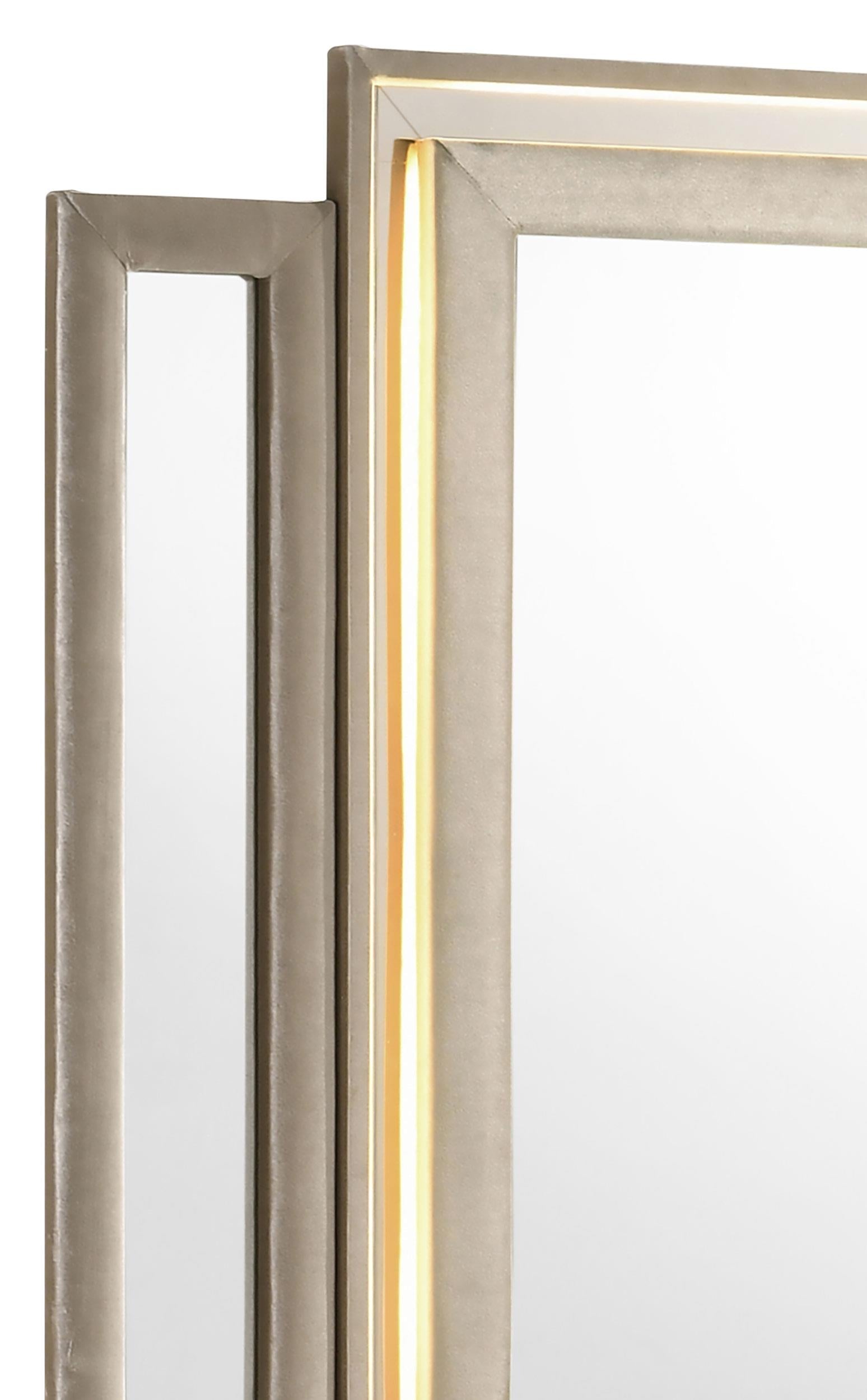 Lorient Dresser Mirror - Ivory / Camel