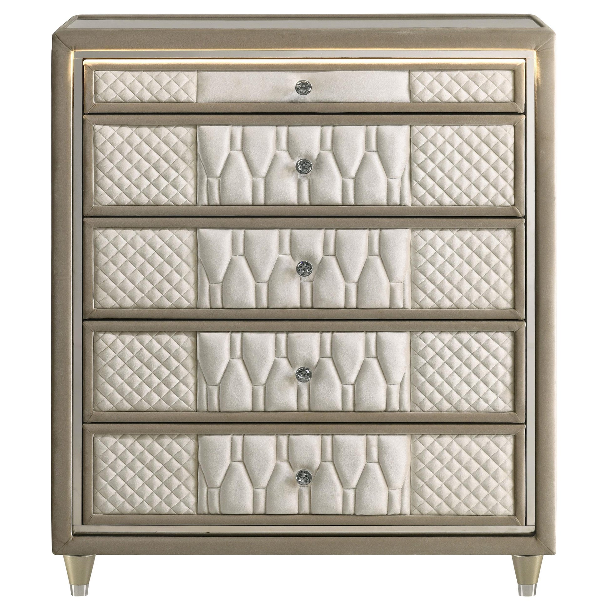 Lorient Chest - Ivory / Camel