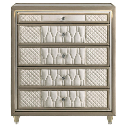 Lorient Chest - Ivory / Camel