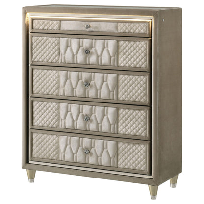 Lorient Chest - Ivory / Camel
