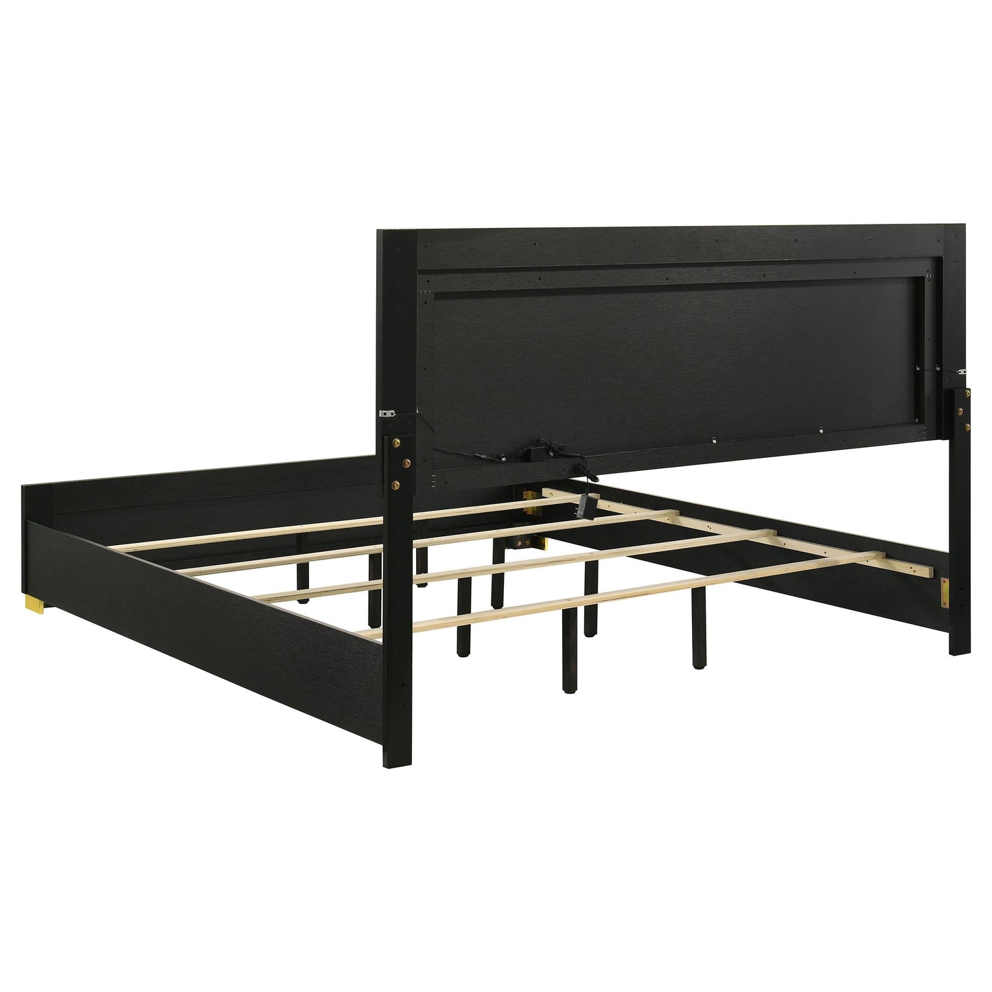 Marceline Eastern King Bed 4-Piece Set - Black