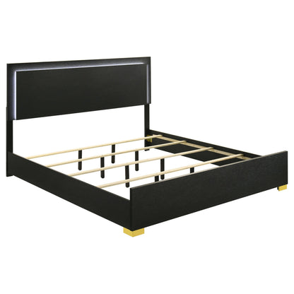 Marceline Eastern King Bed 5-Piece Set - Black