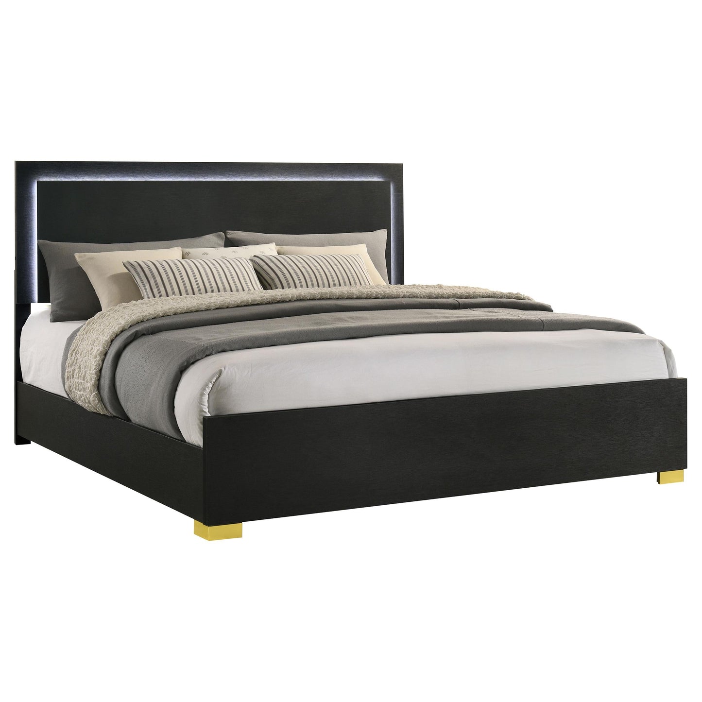 Marceline E King Bed - Black
