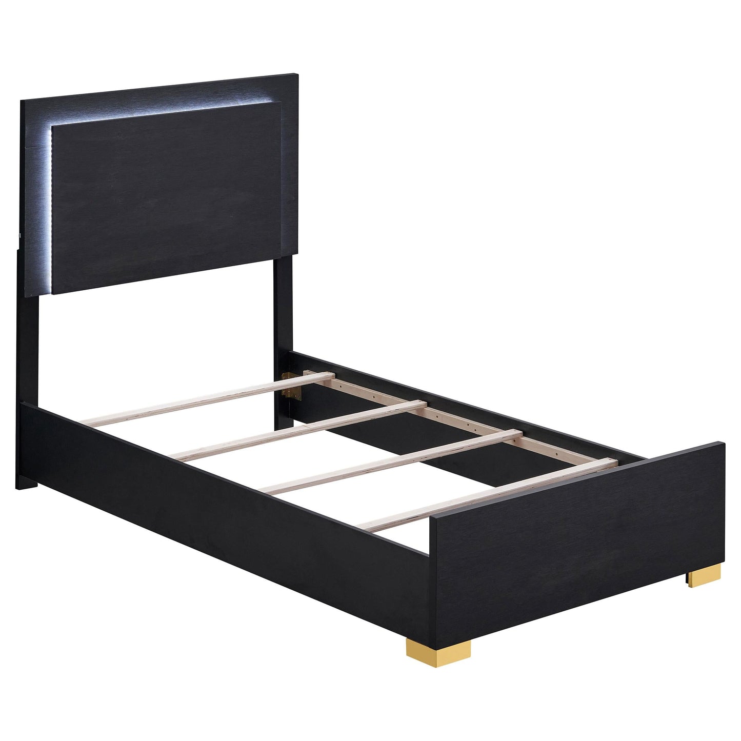 Marceline Twin Bed 5-Piece Set - Black