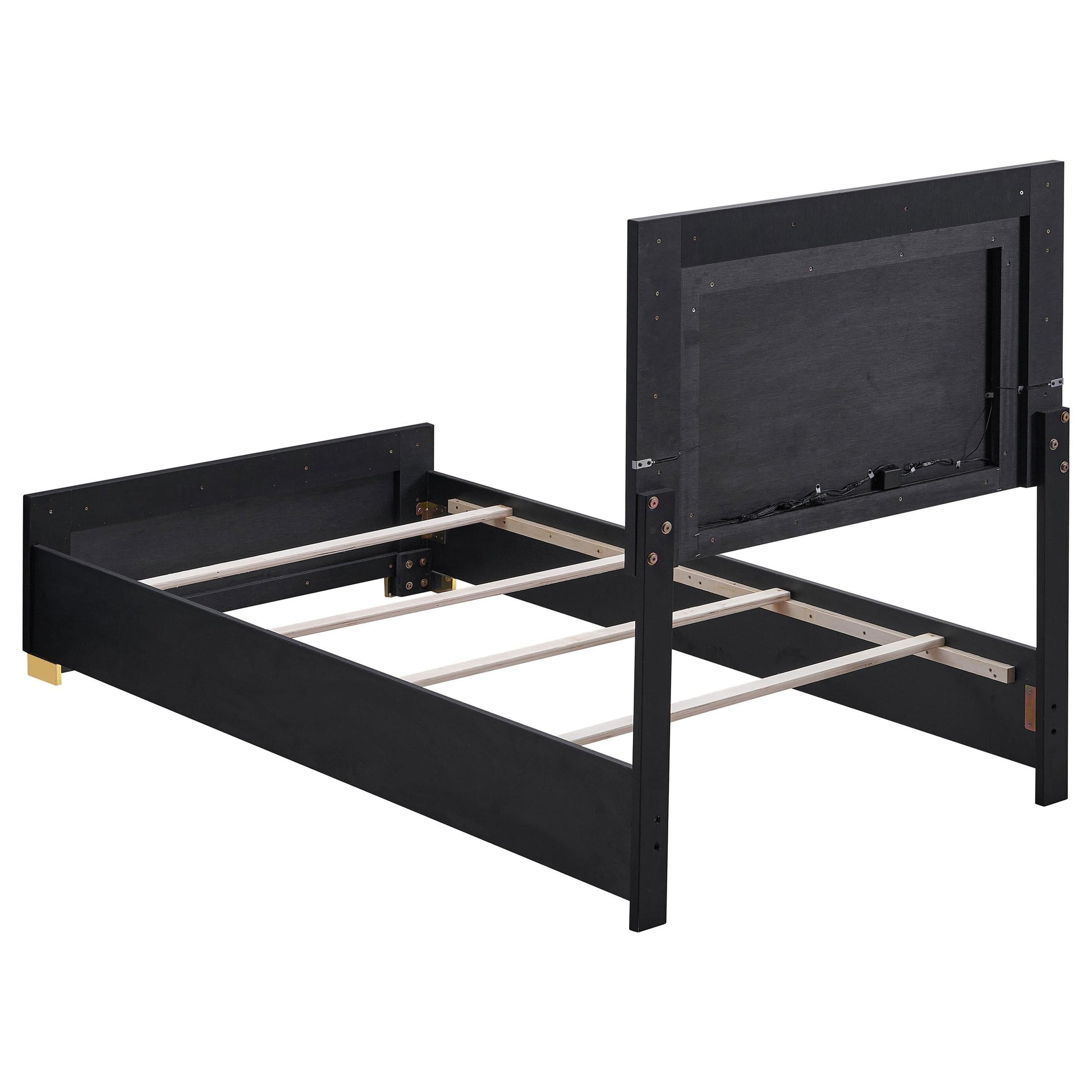 Marceline Twin Bed 5-Piece Set - Black
