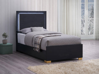 Marceline Twin Bed - Black