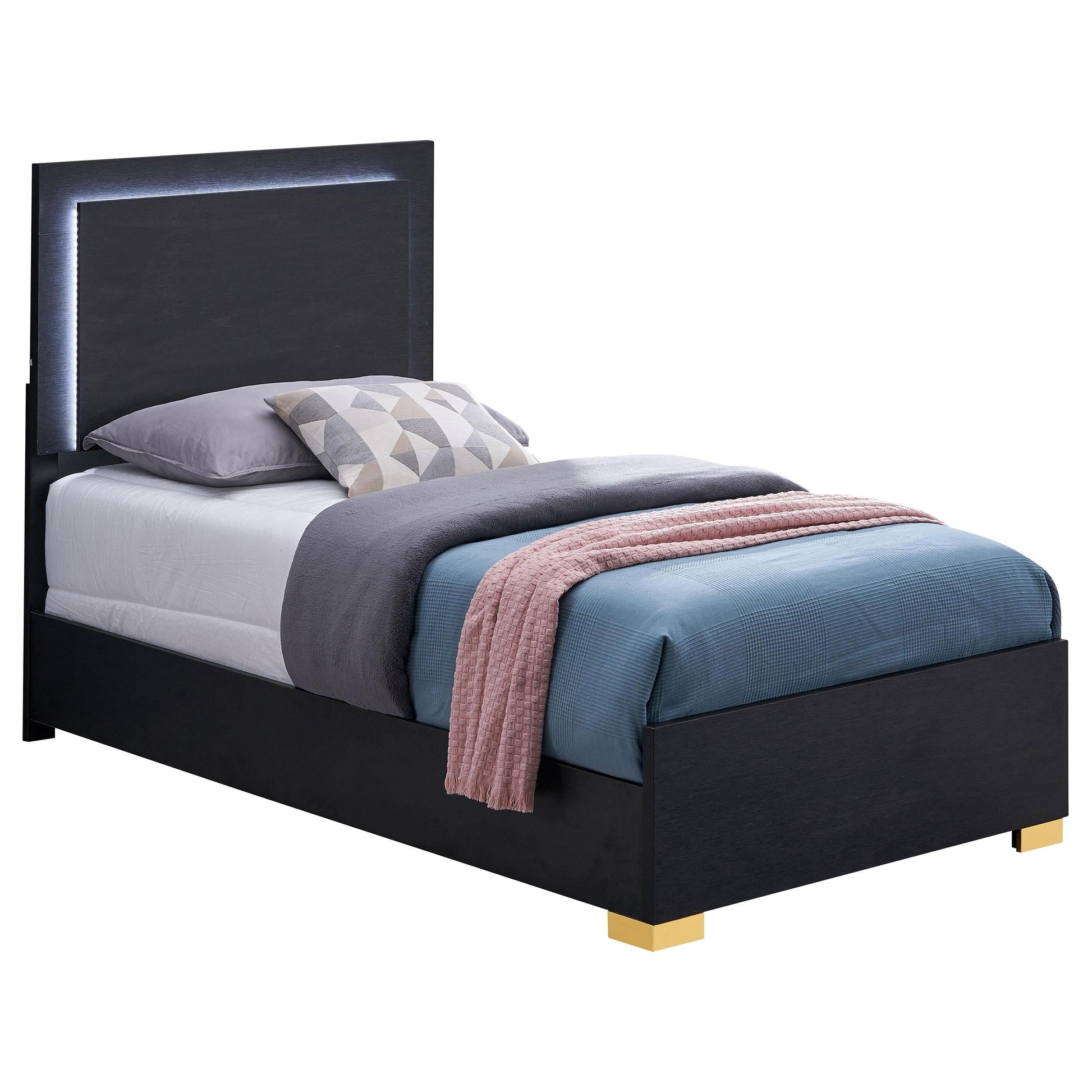 Marceline Twin Bed - Black