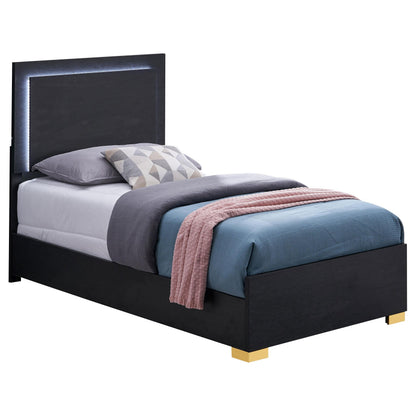 Marceline Twin Bed - Black