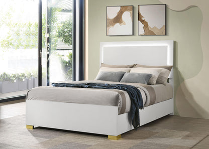 Marceline Full Bed - White