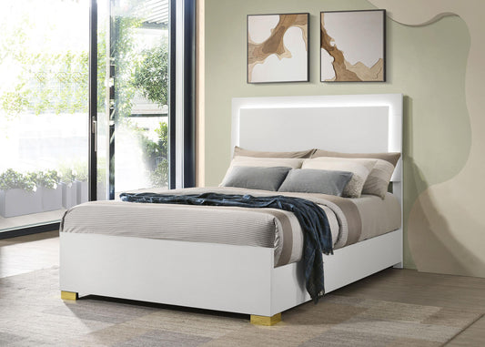 Marceline Full Bed - White