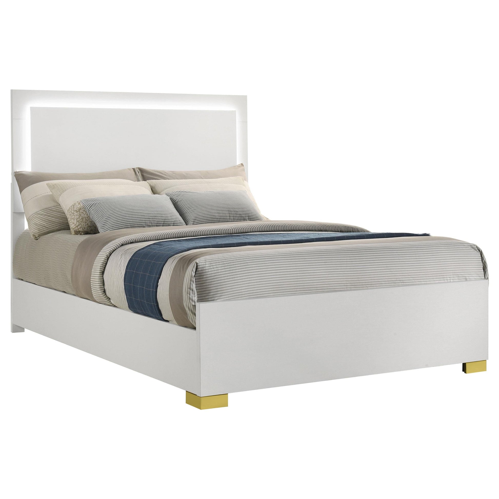 Marceline Full Bed - White
