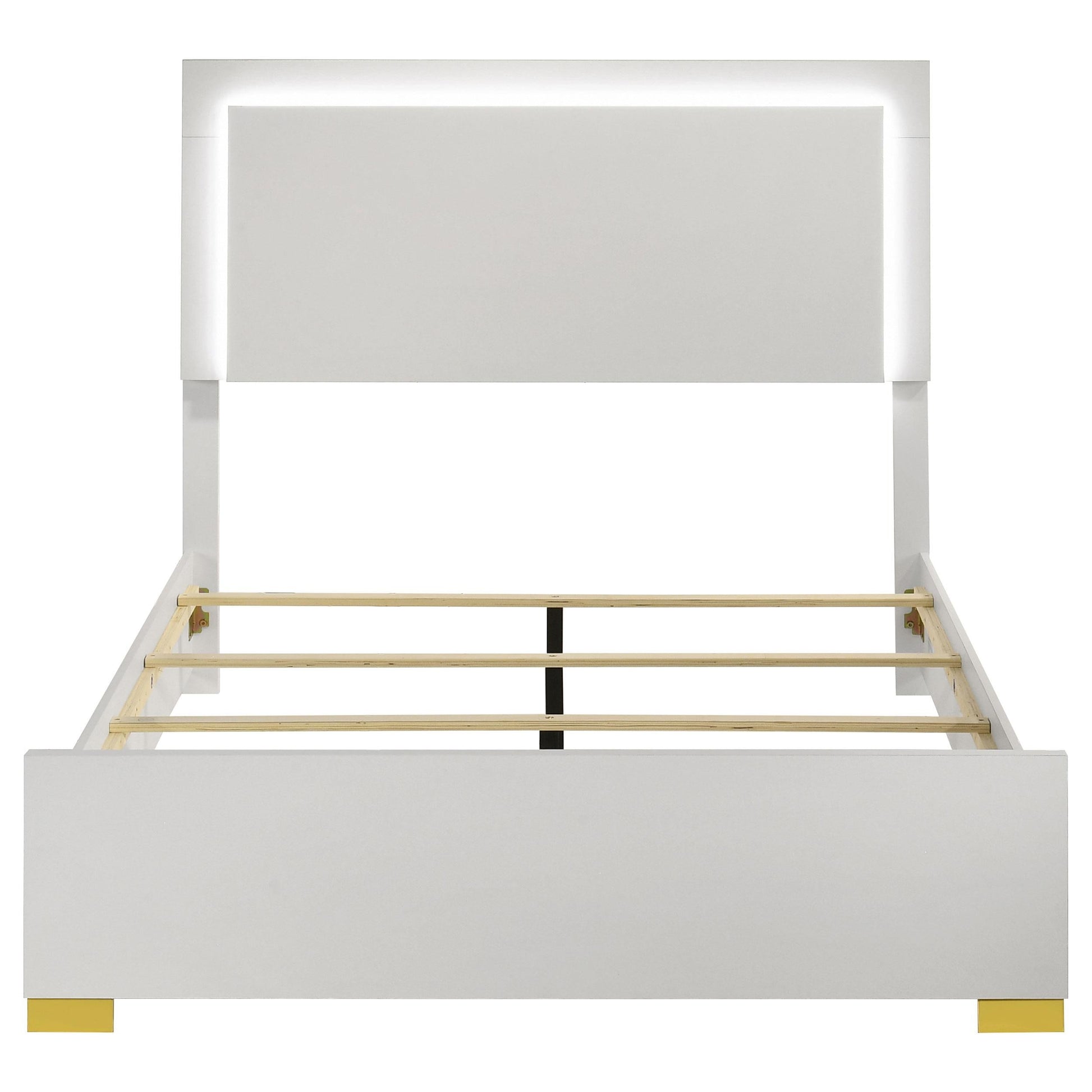 Marceline Full Bed - White