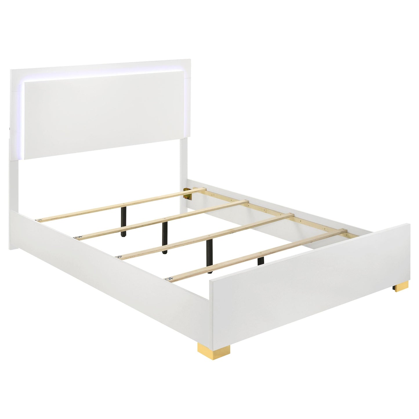 Marceline Eastern King Bed 5-Piece Set - White