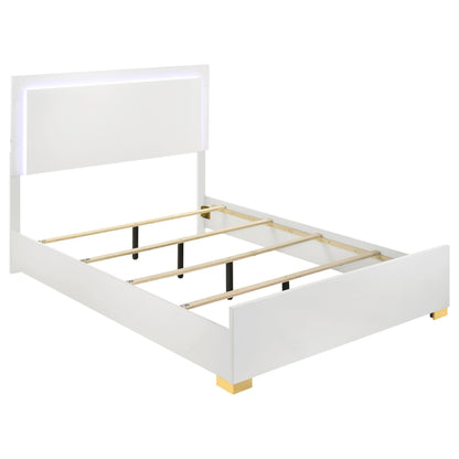 Marceline Eastern King Bed 5-Piece Set - White