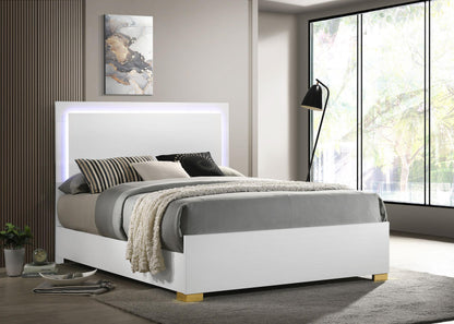 Marceline Queen Bed - White