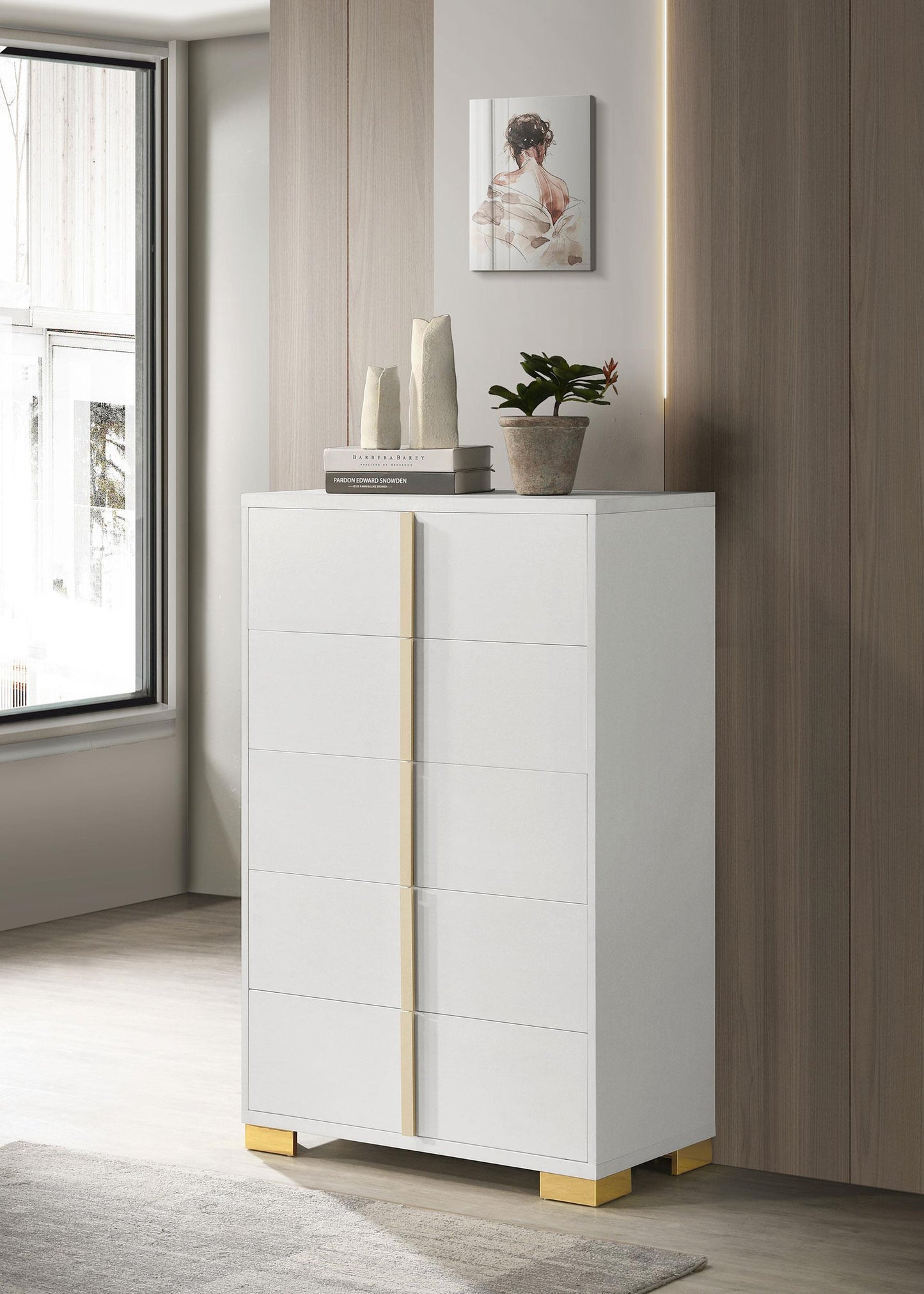 Marceline Chest - White