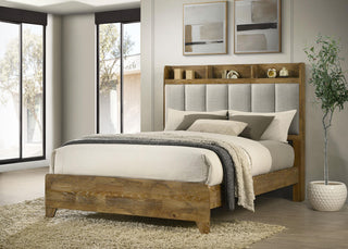 Henderson Bed in Medium Oak