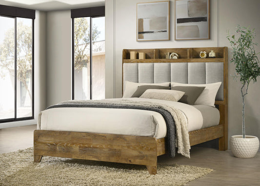 Henderson Bed in Medium Oak