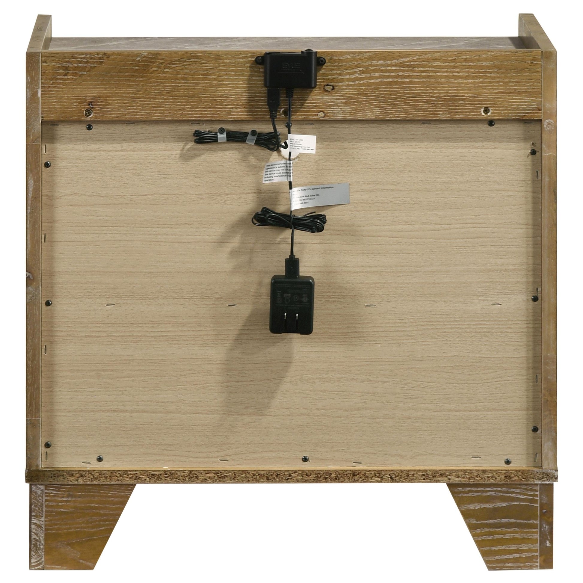 Henderson Nightstand in Medium Oak - Coaster Furniture