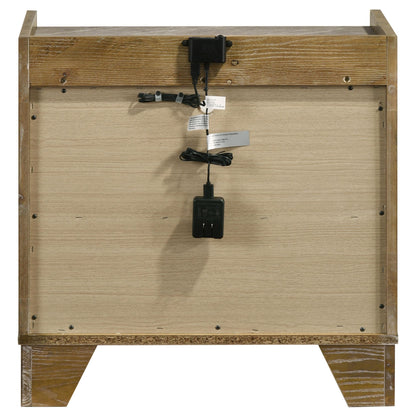 Henderson Nightstand in Medium Oak - Coaster Furniture