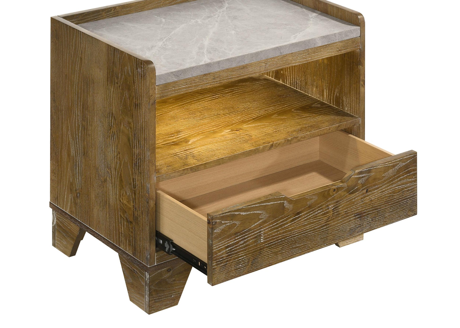 Henderson Nightstand in Medium Oak - Coaster Furniture