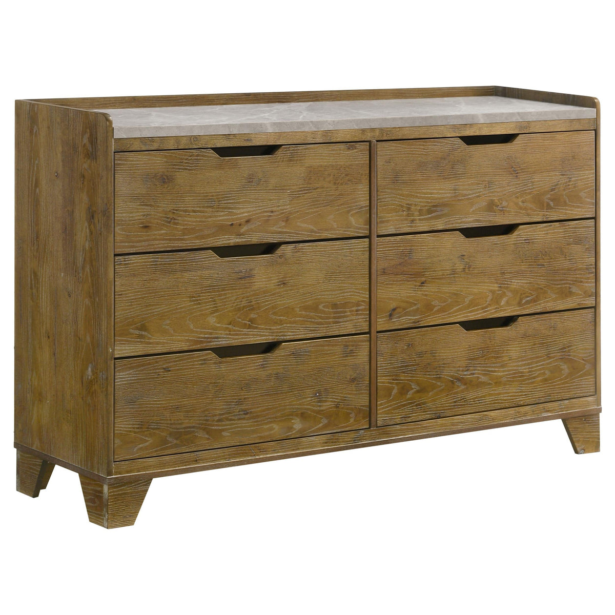 Henderson Dresser in Medium Oak - Coaster Furniture