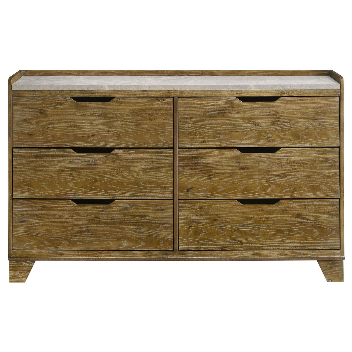 Henderson Dresser in Medium Oak - Coaster Furniture
