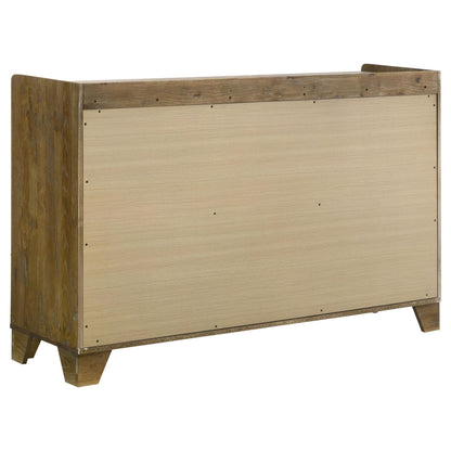Henderson Dresser in Medium Oak - Coaster Furniture
