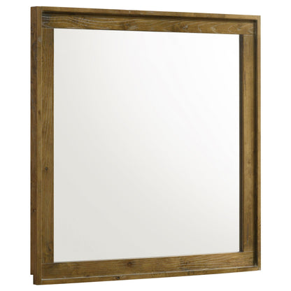 Henderson Dresser Mirror in Medium Oak - Coaster Furniture