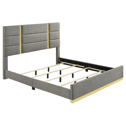 Ines E King Bed - Grey
