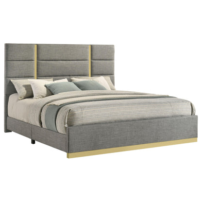 Ines E King Bed - Grey