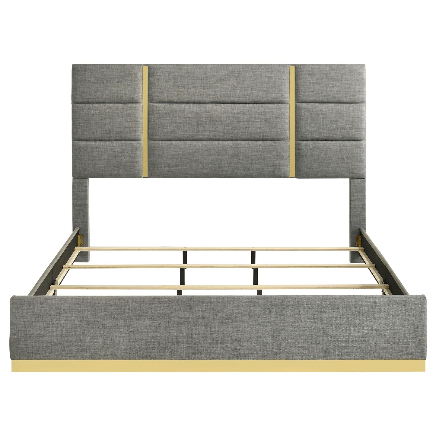 Ines E King Bed - Grey