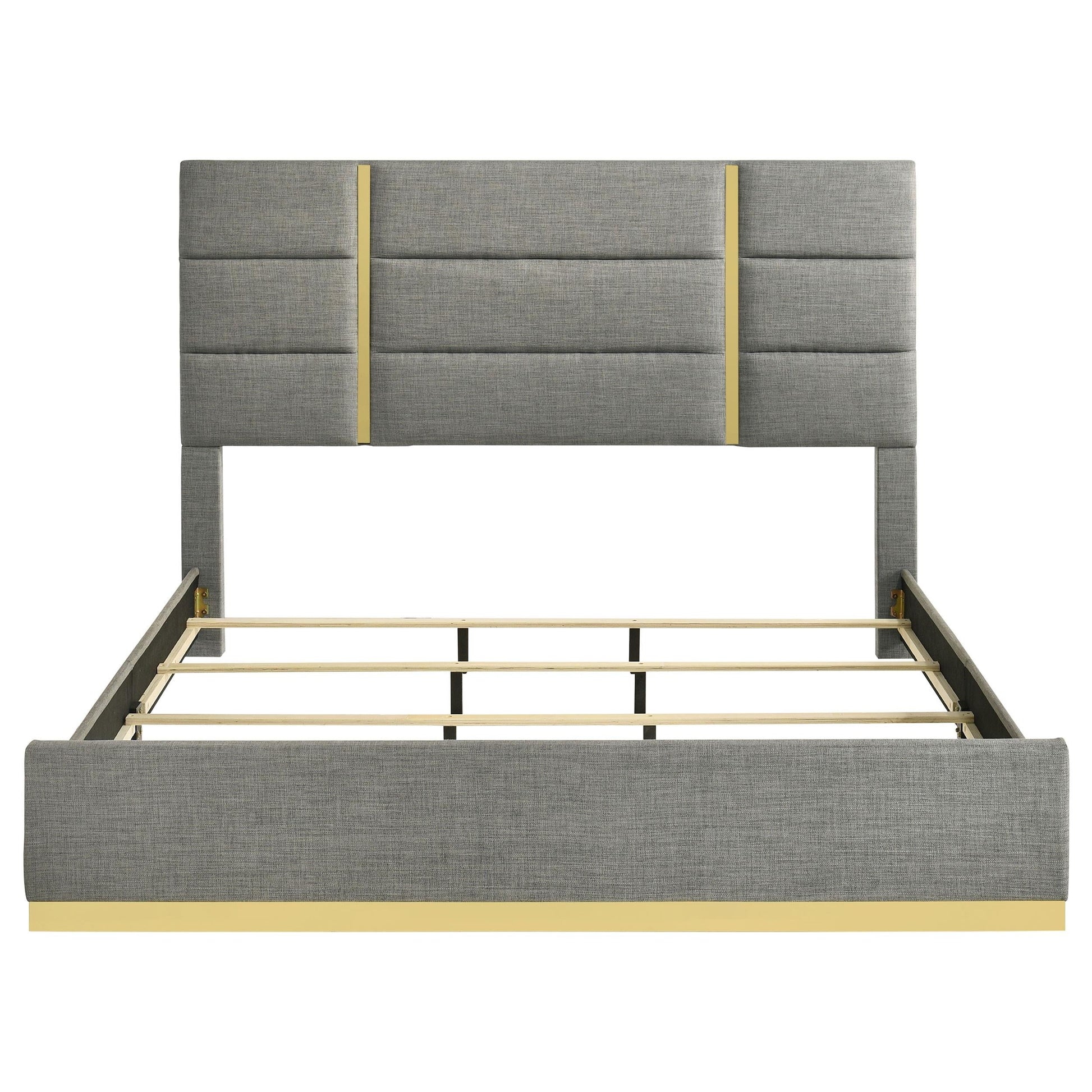 Ines E King Bed - Grey