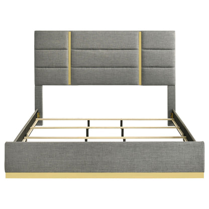 Ines E King Bed - Grey