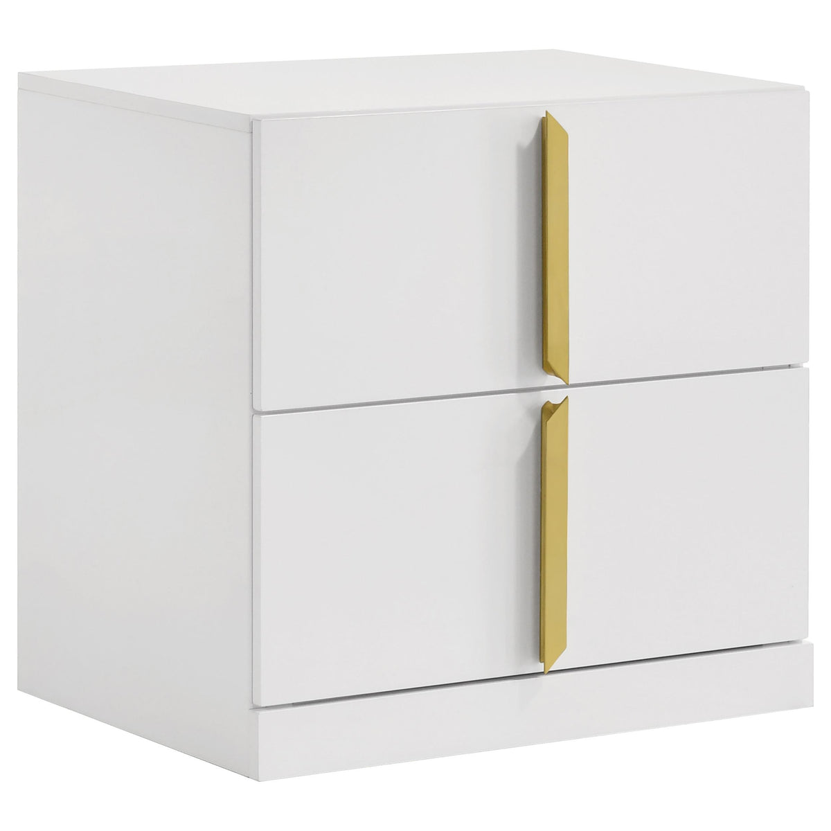 Ines Queen 4-Piece Set in White High Gloss - Coaster Furniture