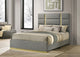 Ines Queen Bed - Grey