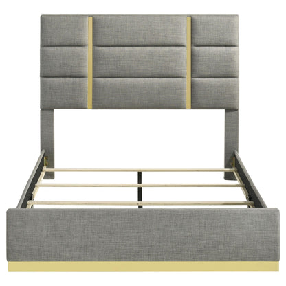 Ines Queen Bed - Grey