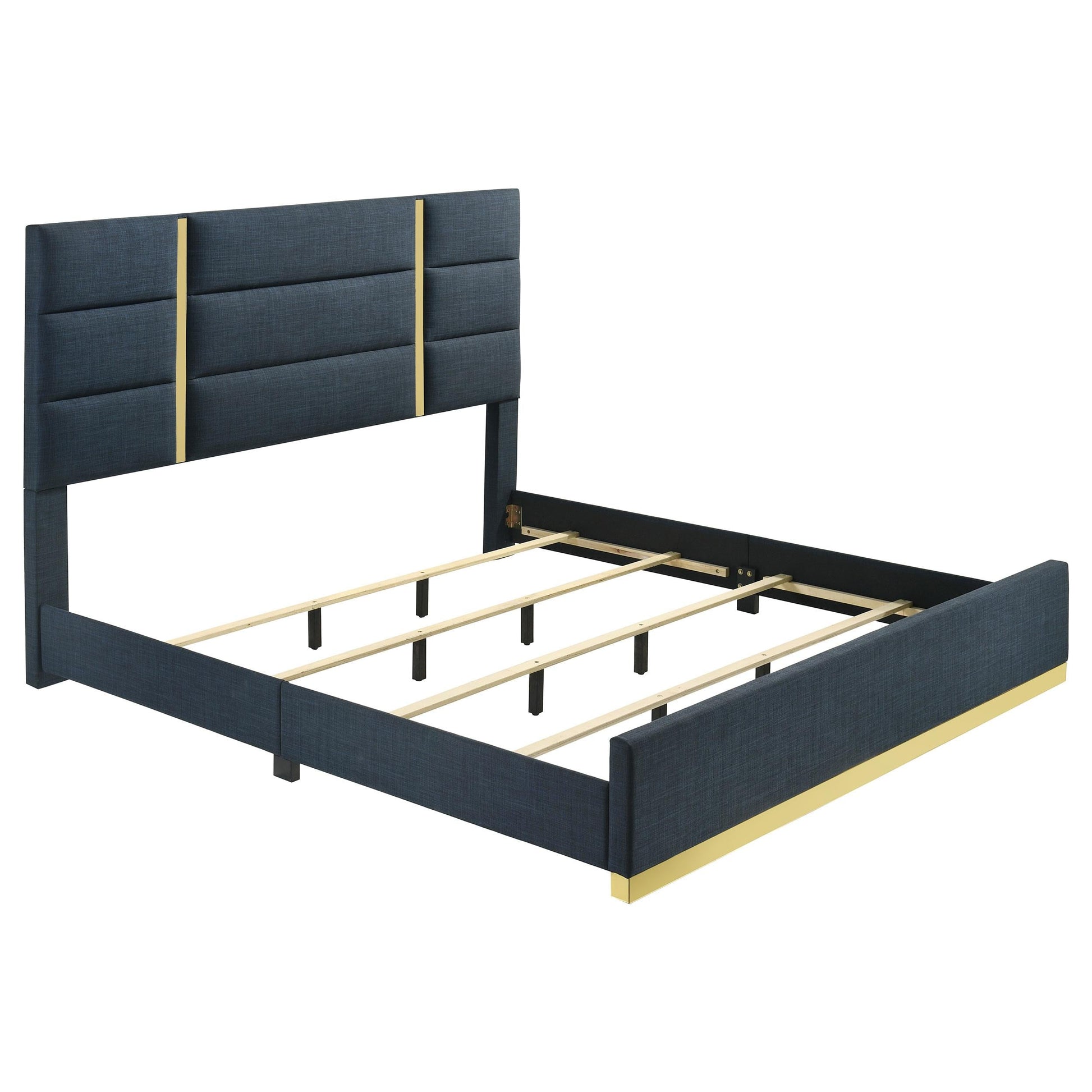 Ines E King Bed - Navy