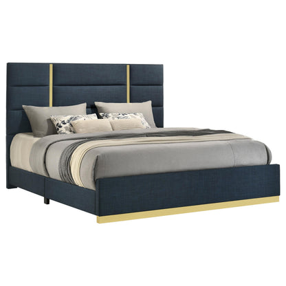 Ines E King Bed - Navy