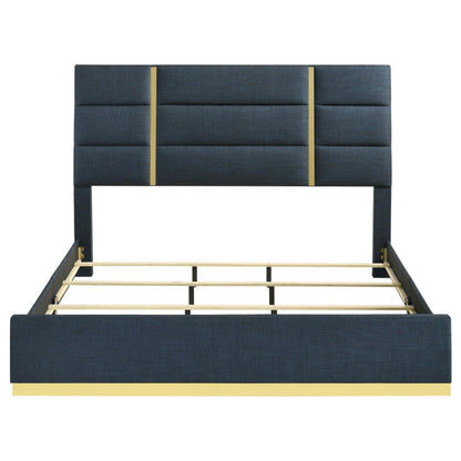 Ines E King Bed - Navy