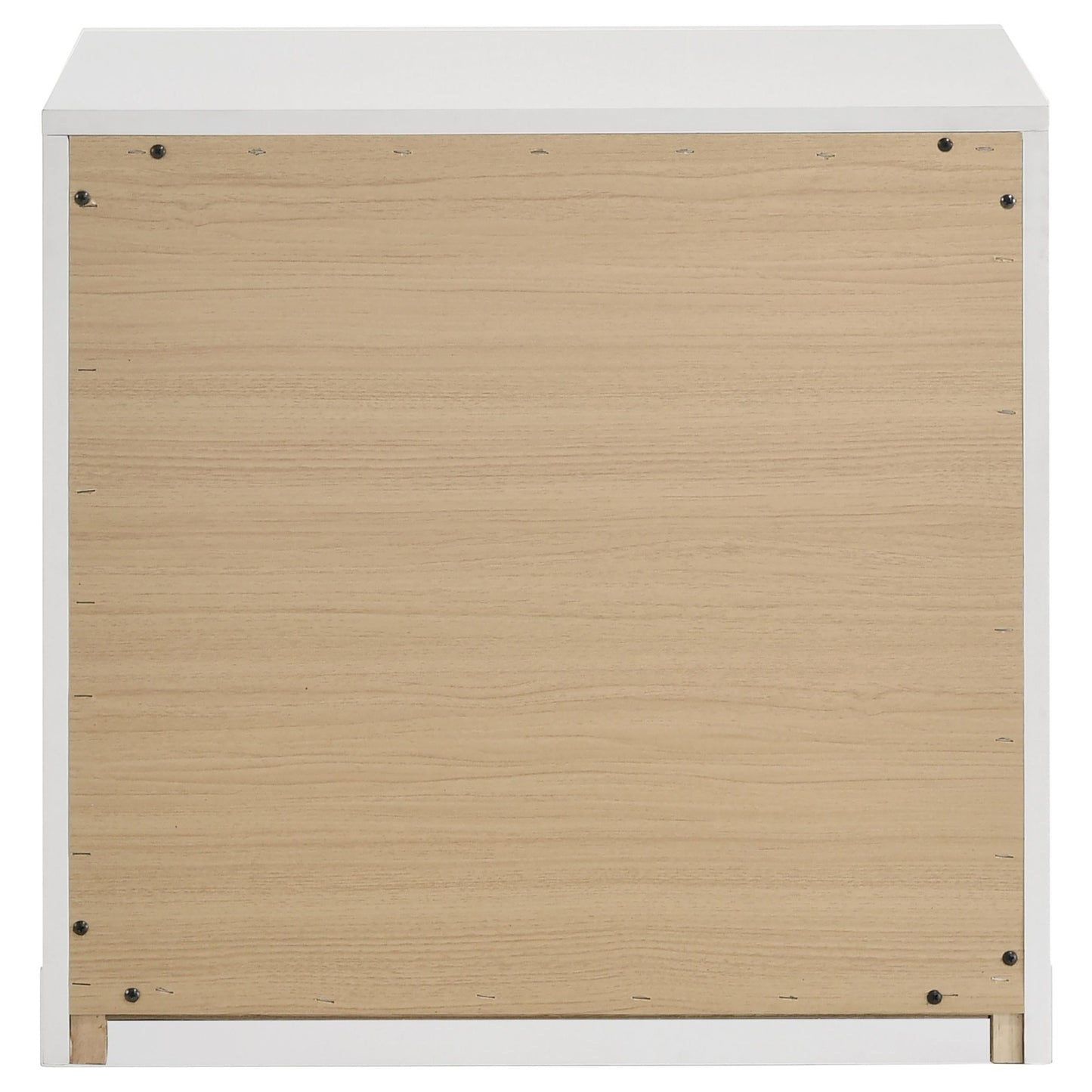 Ines Nightstand in White High Gloss - Coaster Furniture