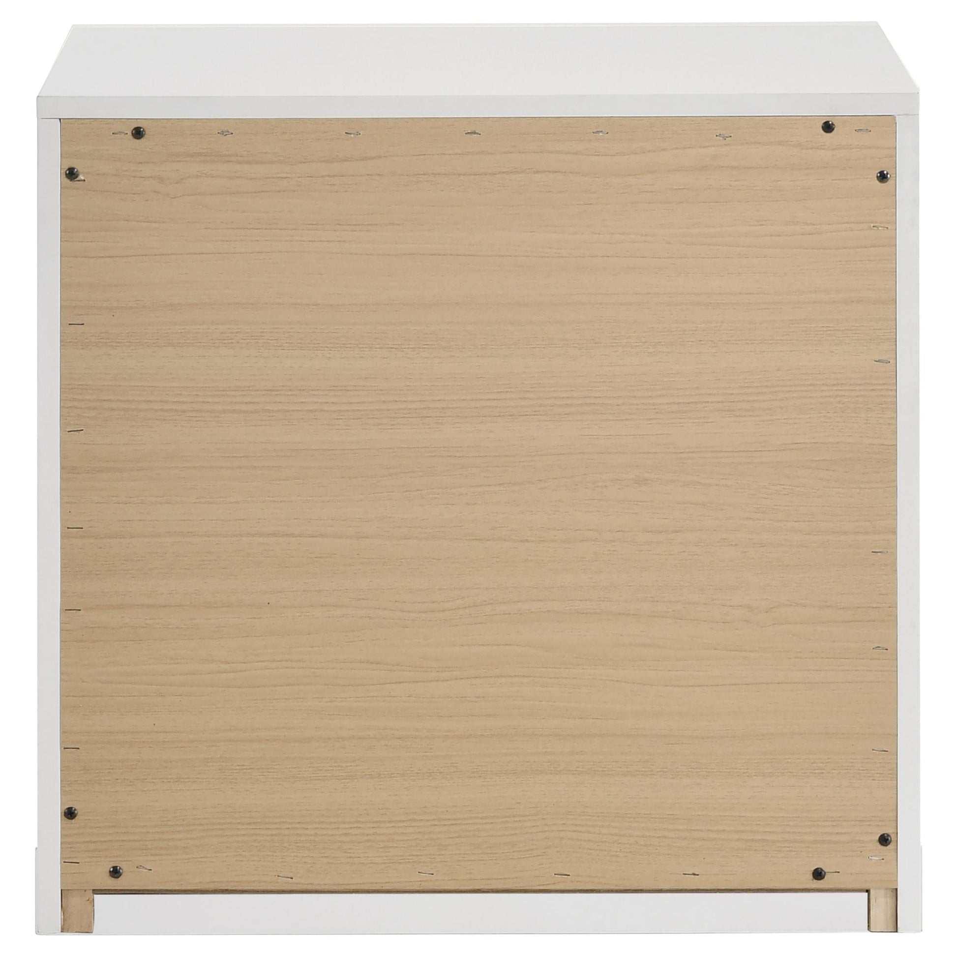 Ines Nightstand in White High Gloss - Coaster Furniture