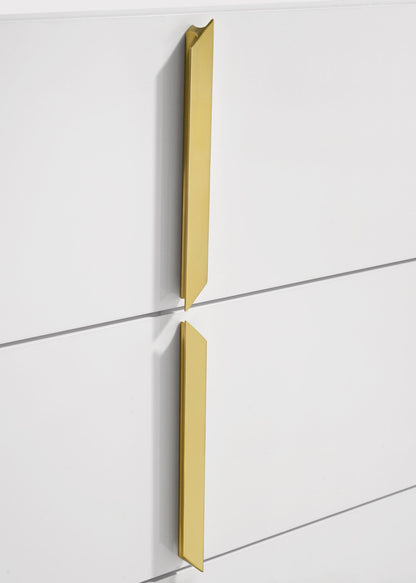 Ines Nightstand in White High Gloss - Coaster Furniture