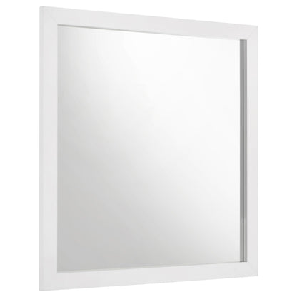 Ines Dresser Mirror in White High Gloss - Coaster Furniture