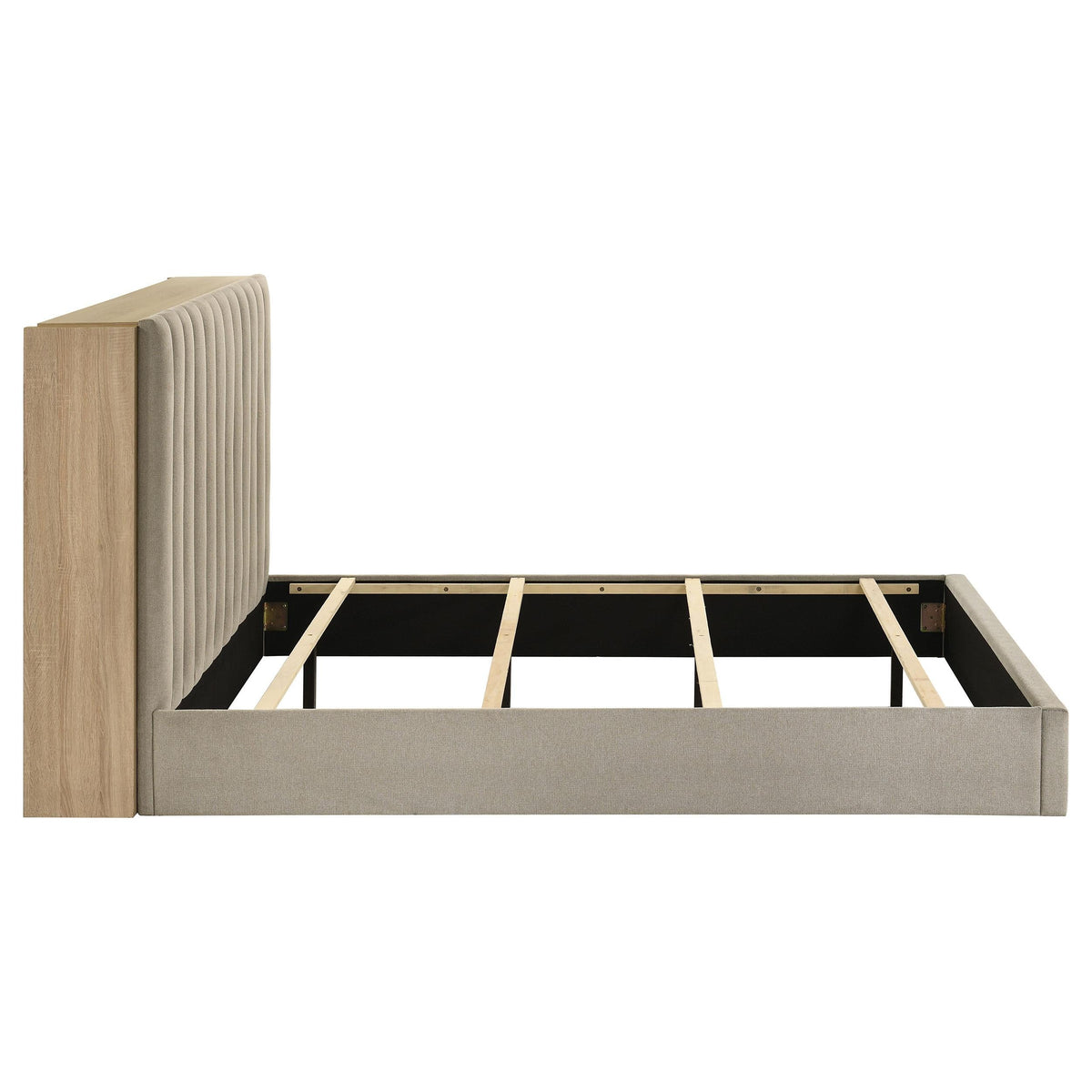 Arielle Queen Bed in Light Oak - Coaster Furniture