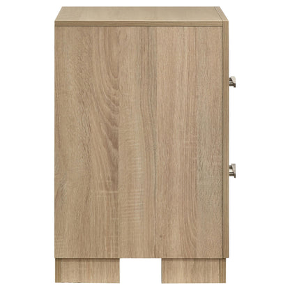 Arielle Nightstand in Light Oak - Coaster Furniture